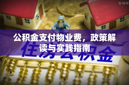 叙永公积金支付物业费，政策解读与实践指南