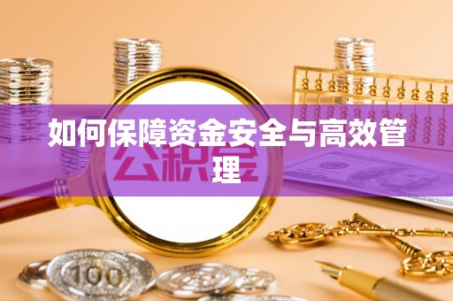 叙永如何保障资金安全与高效管理