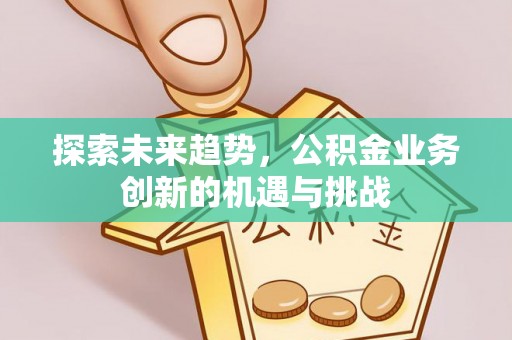 叙永探索未来趋势，公积金业务创新的机遇与挑战