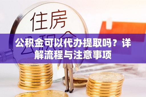 叙永公积金可以代办提取吗？详解流程与注意事项