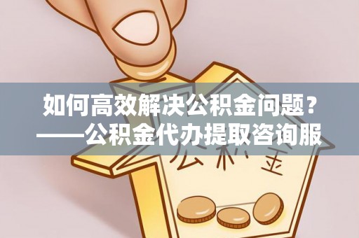 叙永如何高效解决公积金问题？——公积金代办提取咨询服务指南