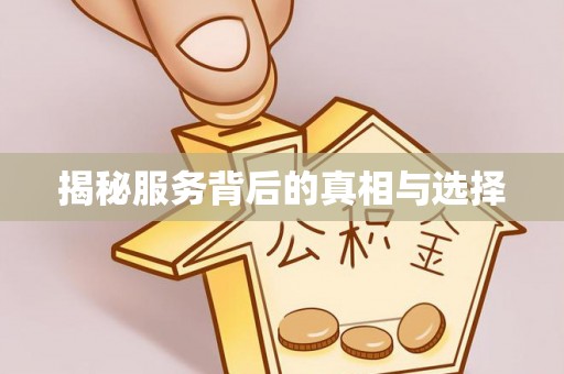 叙永揭秘服务背后的真相与选择