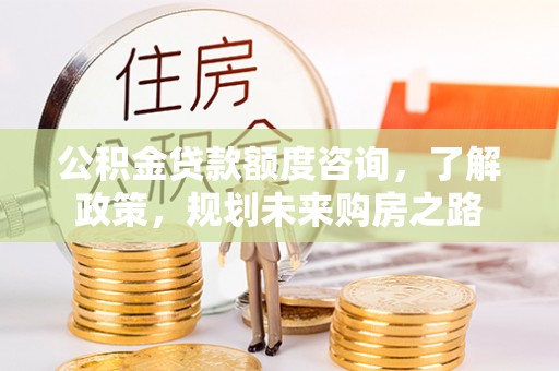 叙永公积金贷款额度咨询，了解政策，规划未来购房之路