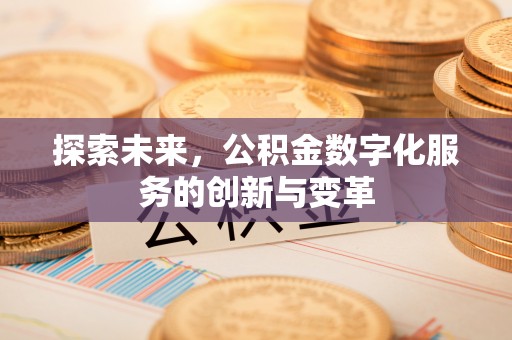 叙永探索未来，公积金数字化服务的创新与变革
