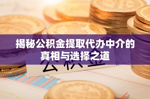 叙永揭秘公积金提取代办中介的真相与选择之道