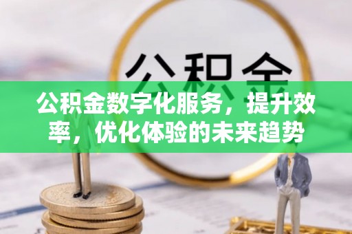 叙永公积金数字化服务，提升效率，优化体验的未来趋势