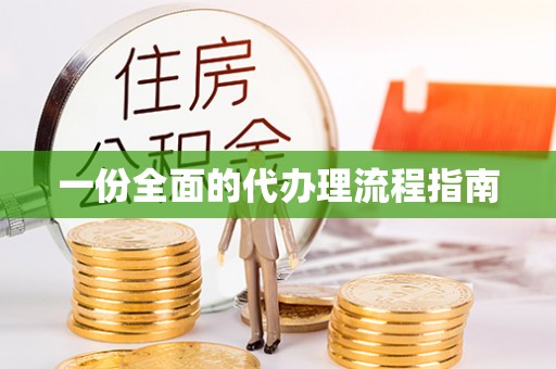 叙永一份全面的代办理流程指南