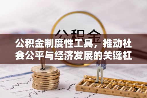 叙永公积金制度性工具，推动社会公平与经济发展的关键杠杆