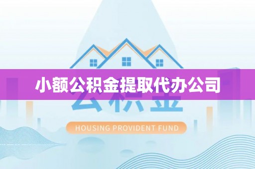 叙永小额公积金提取代办公司